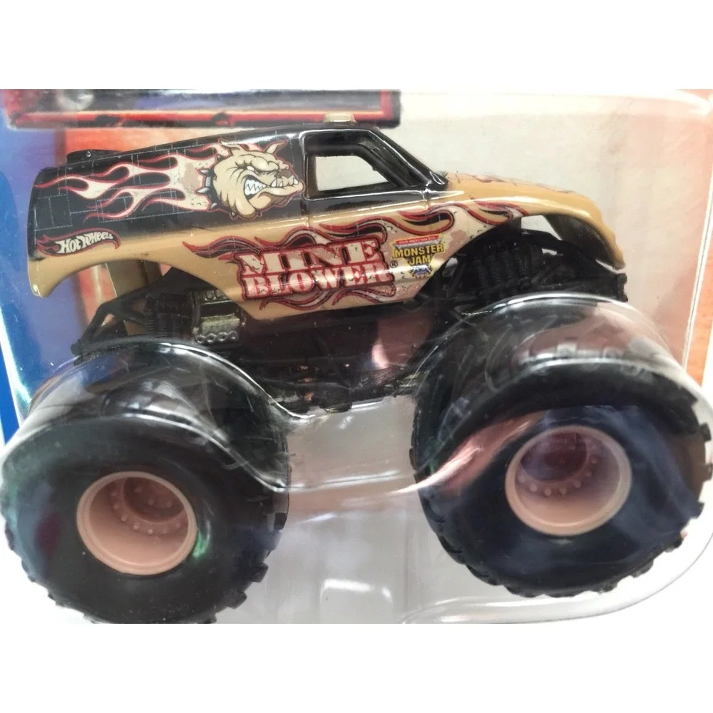 Hot Wheels‎ Monster Jam Monster Truck Mine Blower Brown Diecast 1/64 Scale 2003